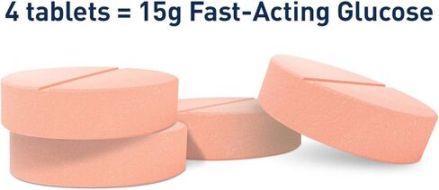 TRUEplus Glucose Tablets, Raspberry Flavor - 6X 10ct Tubes in Kuwait