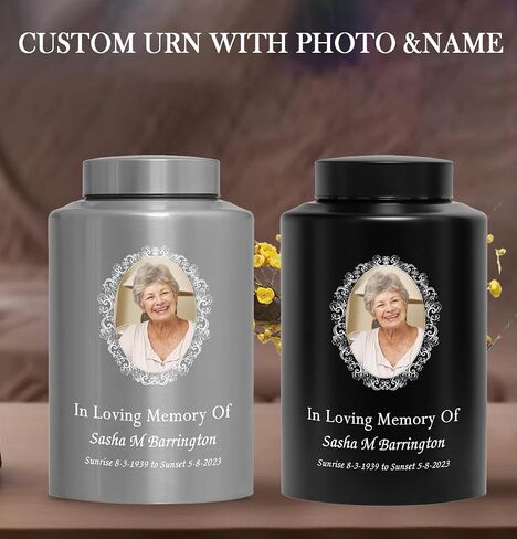 Cremation Urn for Ashes Large Urn for Human Ashes Memory Decorative Funeral Burial Urn Keepsake for Male Female Ashes with Velvet Bag up to 220 lbs Hummingbird Tree of Life Stainless Steel in Saudi Arabia