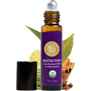 Organic Wellness Essential Oil Vitality Blend Roll On - 100% Pure USDA Certified Frankincense, Cypress, Cedarwood, Clary Sage, Orange - Thrive Naturally, 10 ml Roller by Silk Road Organic in Saudi Arabia