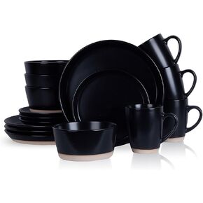 Stone Lain Albie 32-Piece Dinnerware Set Stoneware, White Speckled
