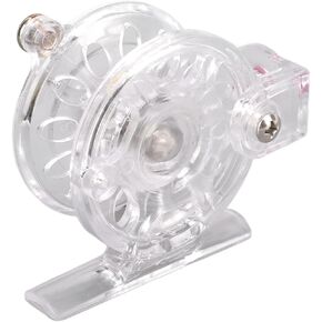 Fly Fishing Wheel, Fishing Reel, Plastic Reels Transparent Comfortable to Hold Fly Fishing Reel Quick Take Up Line Plastic for Sea Fishing