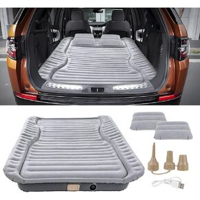 OPP ULITE SUV Air Mattress with Cordless Built-in Pump Fast Air Inflate, 6P Eco-Friendly PVC Flocking, Skin-Friendly Feeling, 5.5-inch Height Car/Camping Mattress for Mid/Large SUV, Minivan, Truck
