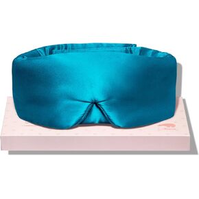 LitBear Silk Sleep Mask for Side Sleeper, Eye Mask Sleeping for Women Men 100% 22 Momme Pure Mulberry Silk, Face-Hugging Padded Silk Eye Cover for Sleeping with Adjustable Band (Pink)