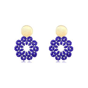 Bohemian Style Geometric Shape Earrings for Women Handmade Fashionable Unique Jewelry Modern Design with White Crystal Stones Perfect Statement Accessories for Various Occasions Ideal Gift for Her