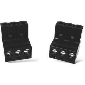 Compatible for AudioControl 3-Pin Power Plug for Audio Devices (Black) 2 Pieces in Kuwait