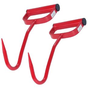GELASKA S47010600 Hay Hook 17" Replaces S47010600, 47010600 Feeders Fonts Troughs Farm, Red Alloy Steel Handle and Hook Hay Bales for Farms, Pastures