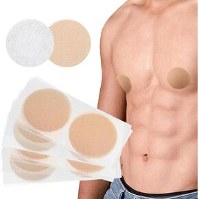 100 Pieces Disposable Nipple Covers for Men, Anti Chafing Stick Protector for Runners Sports Gym