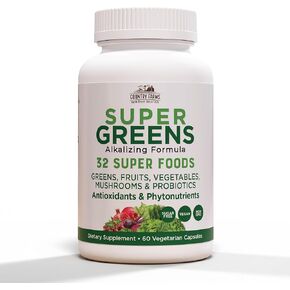 Country Farms Super Greens Capsules, Whole Food Dietary Supplement, 32 Super Foods, 30 servings.
