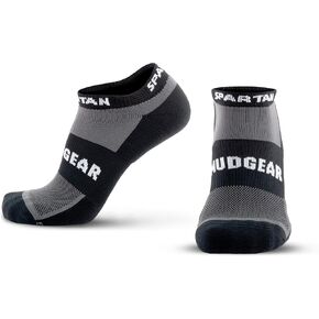 No Show Socks - Moisture Wicking Athletic Socks for Running, Rucking, Racing, Hiking, Workout - 2 Pack