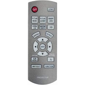 Remote Controller N2QAYB000680 for Projectors Panasonic PT-AE4000U, PT-AE7000U, PT-AE8000U, PT-AT5000E, PT-AT6000E