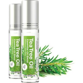 Lavender Essential Oil Roll On Blend | .33 fl oz (Pack of 2) | Roller for Skin | by Horbaach