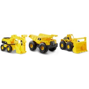 CatToysOfficial, CAT Construction 7" Mini Crew 2 Pack with Dump Truck and Loader, Kids Toys for Ages 2 and up