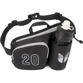 Sports Waist Bags, 17 "~ 54" size adjustable belt. Waist Pack with Water Bottle Holder for Walking Hiking Running DogWalking Travel Cycling Hydration Belt. accommodate mobile phones, towels, wallets.