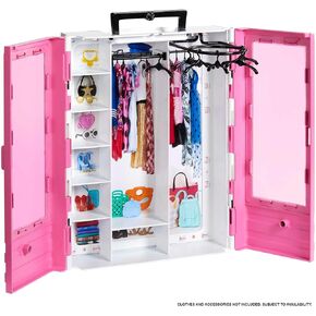 Barbie Fashionistas Ultimate Closet Portable Fashion Toy for 3 to 8 Year Olds in Kuwait