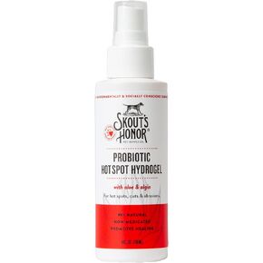 SKOUT'S HONOR Probiotic Hot Spot Hydrogel - Natural Hot Spot Treatment, Soothes and Heals Wounds, Burns, and Irritated Skin, Safe for All Skin Types, 4oz