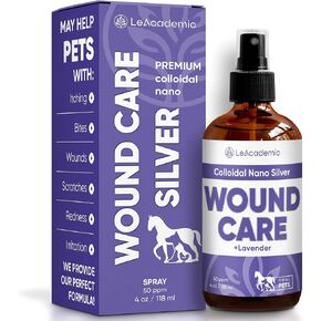 Dog Wound Spray | Cat and Dog Wound Care | Dog Itch Spray | Pet Wound Care + Lavender | Wound Care for Dogs | Cat Wound Care | Horse Wound Care | Wound Care for Cats | Chicken Wound Spray | 4 Oz