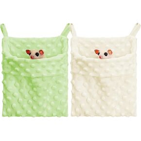 Meow&Woof Sugar Glider Bonding Pouch Carrier Bag Sling Sleep Bag with Adjustable Strap for Gliders Ferret Rat Hedgehog Hamster Small Pets