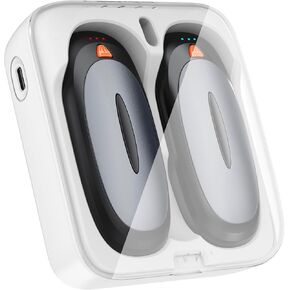 AI Hand Warmers Rechargeable 2 Pack,4000mAh Rechargeable Hand Warmer, with 10000mAh Charging Case, Protable Pocket Heater, Gifts for Christmas,Camping,Hunting