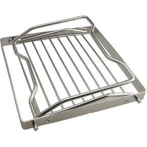 ZCZQC Outdoor Stainless Steel Portable Folding Barbecue Grill Camping Stove Toaster Mini Stove Covered Pot Rack Stove Grill Pan Holder For Outdoor Hiking Camping Fishing Picnic Stand
