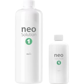Aquario Plant Fertilizer for Aquarium Plants - Liquid Fertilizer with Nitrogen, Phosphorus, Potassium, Magnesium to Promote Growth & Photosynthesis in Aquatic Environments - Neo Solution 1, 1000ml