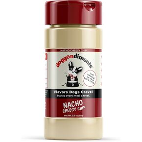 Nacho Cheesy Chip Dog Food Topper