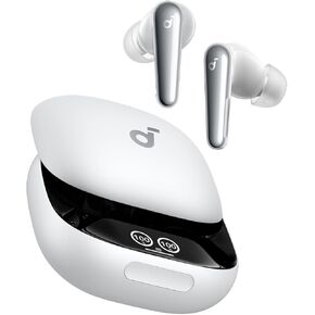 Soundcore Liberty 4 Pro by Anker, Noise Cancelling Wireless Earbuds, 7-Sensor and Real-Time Adaptive Noise Cancelling, 2× Faster Charging, Studio-Level Hi-Fi Music, Clear Calls with 6 Mics and AI