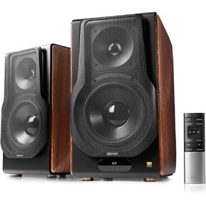 Edifier S3000MKII Audiophile Active Speakers, Wireless Powered Bookshelf Speaker Bluetooth 5.0 aptX with Planar Diaphragm Tweeters, Hi-Res Audio and 6.5" Woofers(Upgraded)