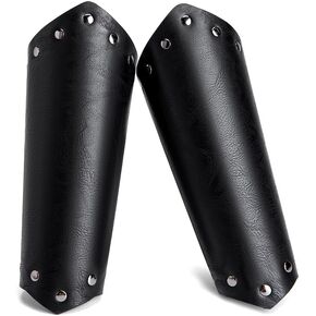 Leather Bracers for Men Viking Embossed Bracers Medieval Leather Bracers Arm Archery Guard Gauntlet Costumes