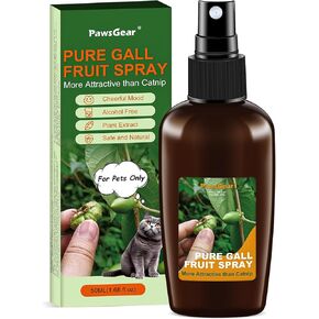 Catnip Spray with Silvervine Fruit,More Appealing Than Catnip Spray,Cat Scratch Spray for Outdoor Training,Fits All Cats,50ml/1.69fl oz