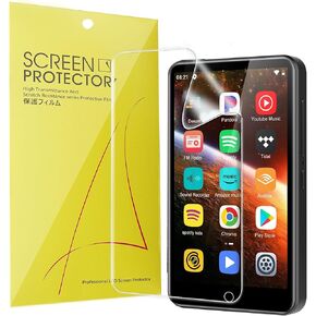 Compatible for Diofox MP3 Player Screen Protector, [6 Pack] Full Coverage TPU Clear Film Compatible for Diofox M8 4-inch MP3 Player (6 Pack)