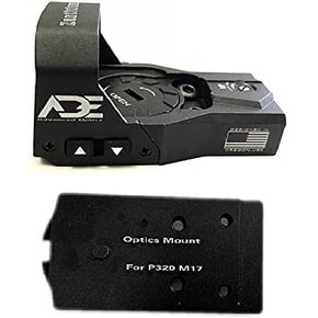Ade Advanced Optics Zantitium RD3-015 Red Dot Reflex Sight + Optic Mounting Plate for Sig Sauer P320 M17, M18 Pistol