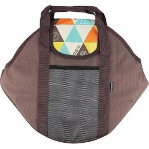 DOERDO Grill Pan Storage Bag Cast Iron Skillet Bag Oven Bag for Outdoor Camping Picnic Cookware Storage Bag, 17.1x14.6Inch