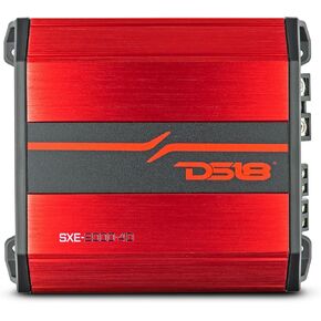 DS18 SXE-2000.4D/RD 4-Channel Car Amplifier Class D Full Range 4X 150 Watts RMS @ 4-ohm - Powerful and Compact Amp for Speakers in Car Audio System - Bridgeable Amp 4 Channels 2000 Watts Max Power