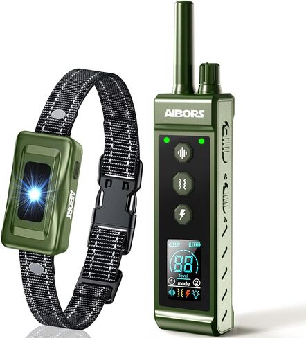Dog Shock Collar - 4300FT Dog Training Collar with Remote,Shock-Lock,Light for Night Walks, Innovative IPX7 Waterproof with 4 Training Modes, Rechargeable E-Collar for 8-150 LBS in Saudi Arabia