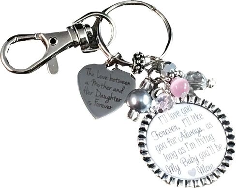 bridal bouquet charm, bride wedding gift, I'll love you forever like you for always, mother daughter jewelry, bride gift, daughter gift, bride, bridal shower in Saudi Arabia