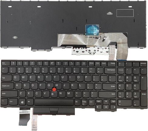 لوحة مفاتيح بديلة للكمبيوتر المحمول بتصميم أمريكي لجهاز Lenovo Thinkpad L15 (النوع 20U3، 20U4 20U7، 20U8) L15 1st Gen 2 15.6 بوصة (النوع 20X3 20X4 20X7، 20X8) P/N: 5N20W68253 5N20W68289 5N20W68217 in Saudi Arabia