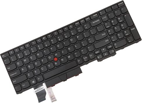 لوحة مفاتيح بديلة للكمبيوتر المحمول بتصميم أمريكي لجهاز Lenovo Thinkpad L15 (النوع 20U3، 20U4 20U7، 20U8) L15 1st Gen 2 15.6 بوصة (النوع 20X3 20X4 20X7، 20X8) P/N: 5N20W68253 5N20W68289 5N20W68217 in Saudi Arabia