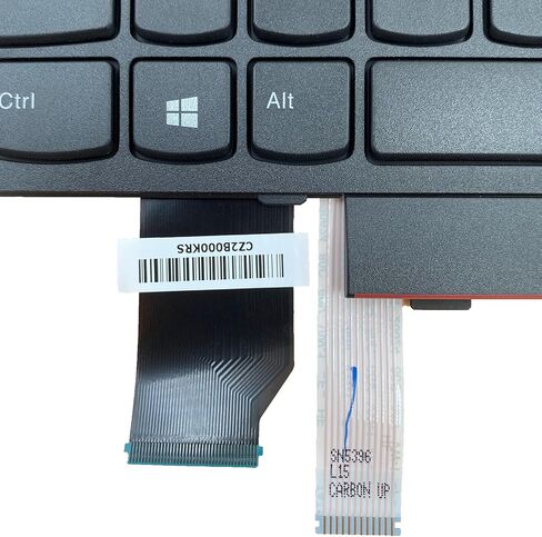 لوحة مفاتيح بديلة للكمبيوتر المحمول بتصميم أمريكي لجهاز Lenovo Thinkpad L15 (النوع 20U3، 20U4 20U7، 20U8) L15 1st Gen 2 15.6 بوصة (النوع 20X3 20X4 20X7، 20X8) P/N: 5N20W68253 5N20W68289 5N20W68217 in Saudi Arabia