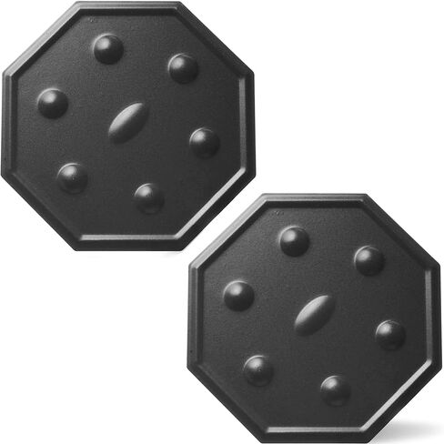 SimmerMat Heat Diffuser - Flame Diffuser Stove Cover Ring - Fire Diffuser for Any Type of Electric or Gas Stove - Dishwasher Safe Stove Top Cover - Steel Plates for Simmering and Slow Cooking - 2 Pack in Saudi Arabia