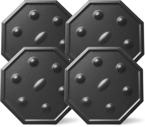 SimmerMat Heat Diffuser - Flame Diffuser Stove Cover Ring - Fire Diffuser for Any Type of Electric or Gas Stove - Dishwasher Safe Stove Top Cover - Steel Plates for Simmering and Slow Cooking - 2 Pack in Saudi Arabia