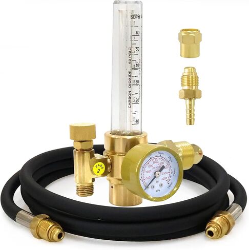Argon CO2 Flow Meter Gas Regulator Gauge for MIG Welding TIG welder in Saudi Arabia