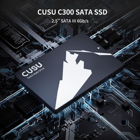 CUSU C300 1 تيرابايت 2.5 بوصة SATA SSD، سرعة قراءة تصل إلى 550 ميجابايت/ثانية محرك الحالة الصلبة، SSD داخلي للكمبيوتر المحمول/الكمبيوتر الشخصي in Saudi Arabia