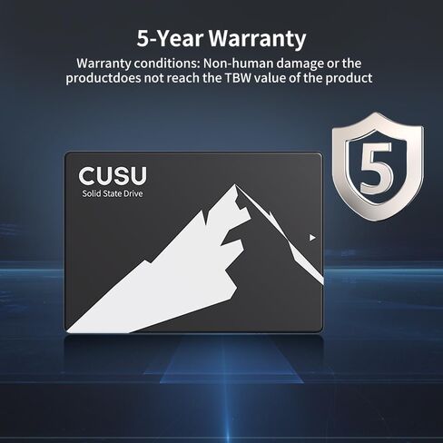 CUSU C300 1 تيرابايت 2.5 بوصة SATA SSD، سرعة قراءة تصل إلى 550 ميجابايت/ثانية محرك الحالة الصلبة، SSD داخلي للكمبيوتر المحمول/الكمبيوتر الشخصي in Saudi Arabia