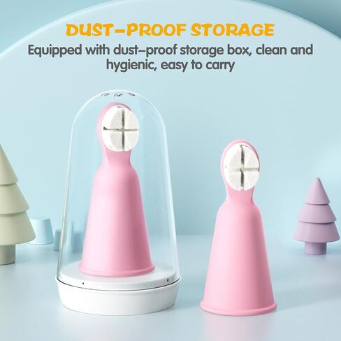 Baby Finger Toothbrush with Storage Case for 0-1 Year Infants, Silicone Finger Sleeve for Gentle Oral Care, V-Shaped Soft Bristle for Baby's First Teeth, Infant Oral Tongue Cleaner - Yellow (1 Pc) in Saudi Arabia