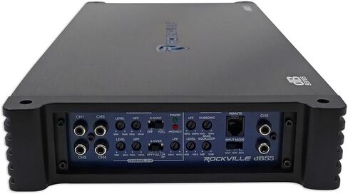 روكفيل dB55 4000 وات/1000 وات CEA RMS 5 قنوات مكبر صوت ستيريو للسيارة، بصوت عالٍ! in Saudi Arabia