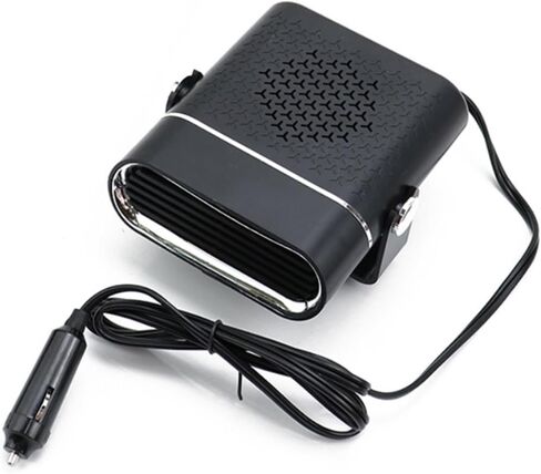 سخانات السيارة 12 فولت، مزيل ضباب الزجاج الأمامي 150 وات، سخان لوحة القيادة 2 في 1 للسيارة، مزيل الصقيع قابل للدوران 360 درجة للمركبة، تسخين سريع in Kuwait