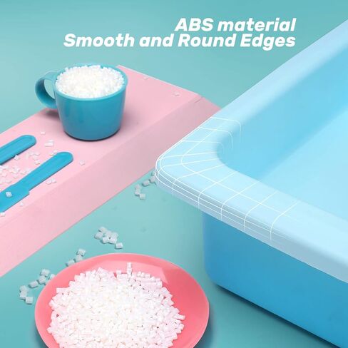 CUTE STONE Pretend Play Kitchen Sink Toys with Play Cooking Stove, Pot and Pan with Spray Realistic Light and Sound, Dish Rack & Play Cutting Food, Utensils Tableware Accessories for Kids Toddlers in Saudi Arabia