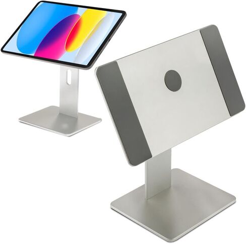 حامل الكمبيوتر اللوحي المغناطيسي Gabor - حامل iPad للمكتب، حامل حامل سطح المكتب متوافق مع جهاز لوحي مقاس 4-11 بوصة - دوران 360 درجة، حامل لجهاز iPad Air الجيل الرابع و11 iPad Pro الجيل الأول والثاني والثالث in Kuwait