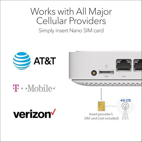 مودم النطاق العريض NETGEAR 4G LTE (LM1200) - استخدم LTE كاتصال إنترنت أساسي (متجدد) in Kuwait