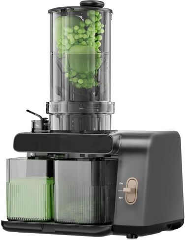 ماكينات عصارة كاتلين بالضغط البارد، أنبوب تغذية كبير جدًا مقاس 5.3 بوصة، سهل التنظيف، عصارة خضروات فواكه جوجوس احترافية بطيئة المضغ، خالية من مادة BPA in Kuwait